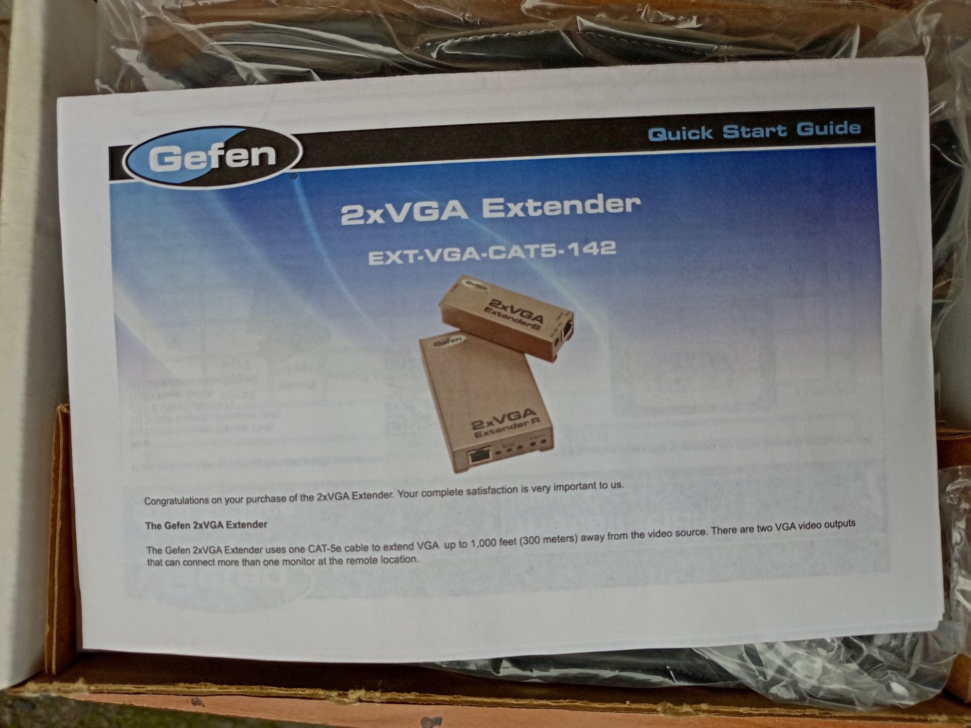 Усилитель сигнала Gefen EXT-VGA-CAT5-142-CO