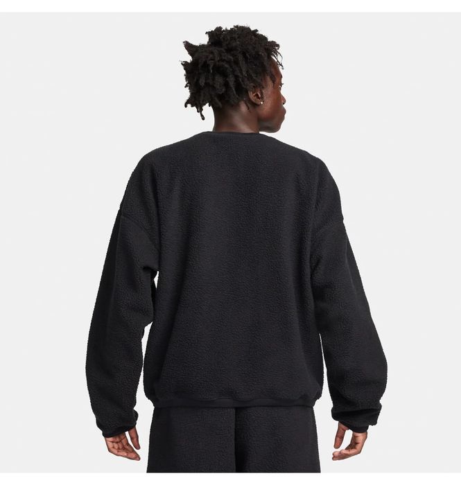 ОРИГІНАЛ Світшот  Nike оверсайз Sherpa  FB8378-010 р.М демісезон чорна