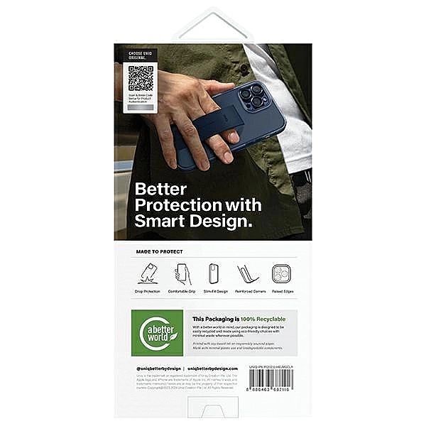Etui UNIQ Heldro Mag Magclick Charging na iPhone 15 Pro - przezroczyst