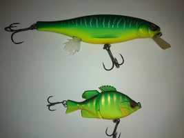 Megabass Vision 100 Miyabi та Jackall Baby Giron(Mat Tiger)