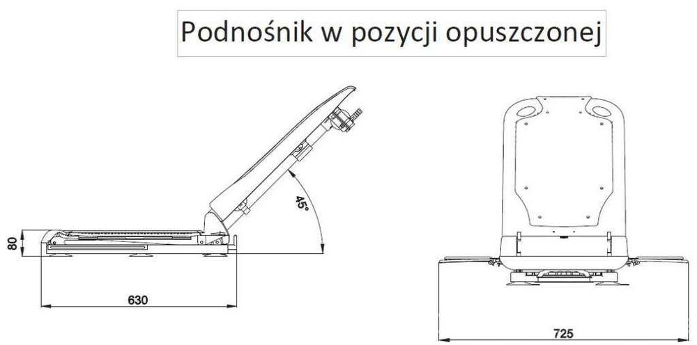Podnośnik wannowy Comfort Plus z dyskiem obrotowo-przesuwnym