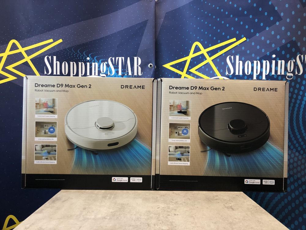 Робот-порохотяг Dreame D9 Max Gen 2 White/Black • Новий