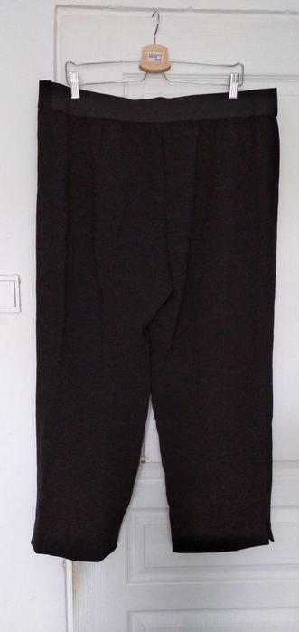 Nowe długie spodnie plus size (około 46 48 50 ) czarne pięknie uszyte!