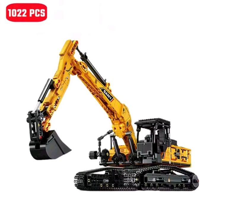 Конструктор эксковатор  1022 шт блоков Лего