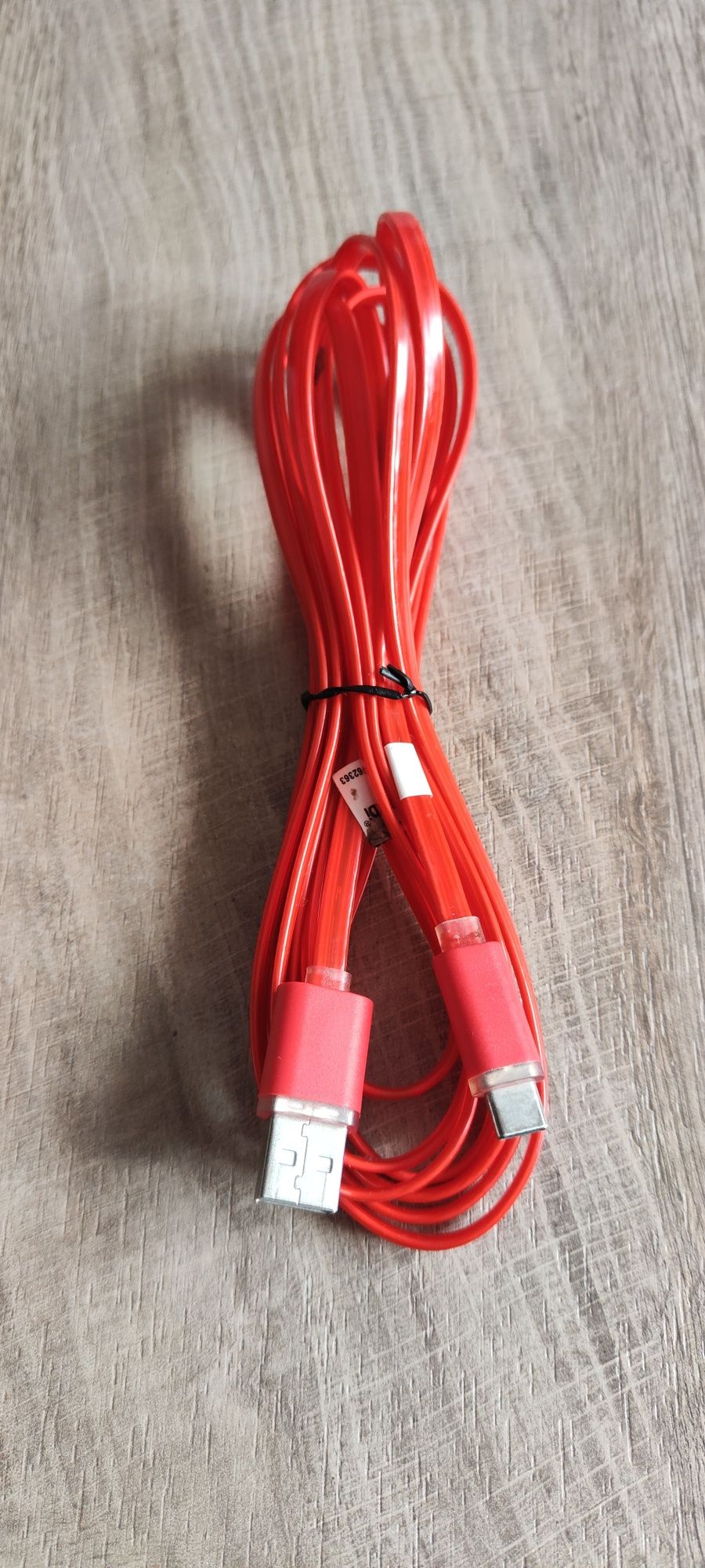 Kabel typu C podswietlany