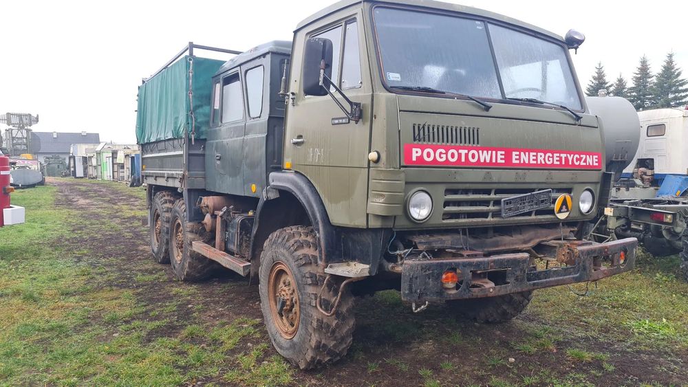 Kamaz 4310  6X6 sprawny, brygadowy 9 osób , hds