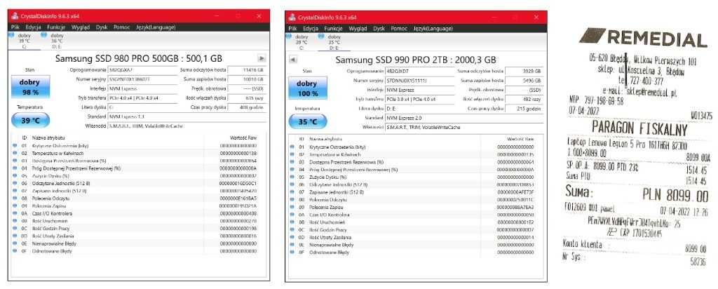Lenovo Legion 5 Pro 32/2500 znakomity