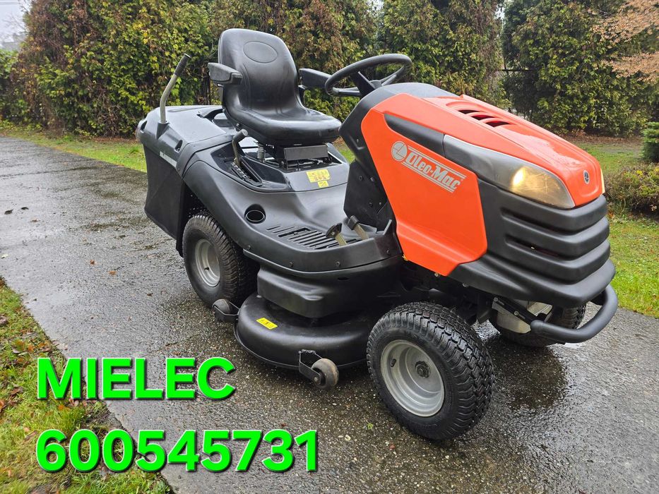 Traktorek kosiarka Oleo Mac 24KM v-ka pompa oleju Największy Model