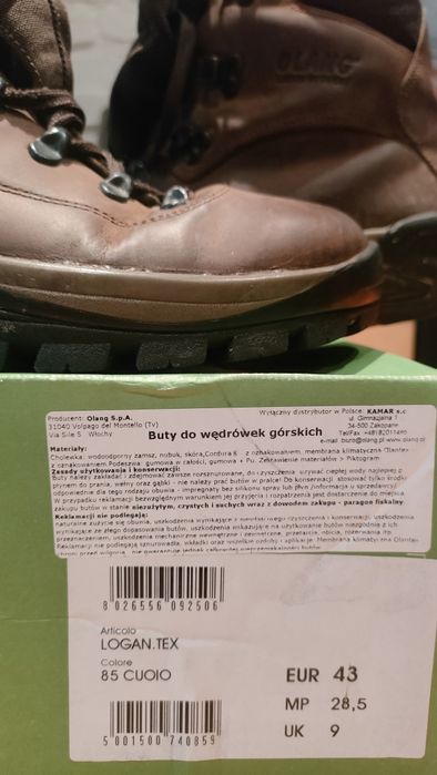 Buty trekkingowe Olang Logan (43)