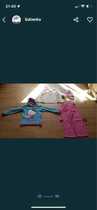 Paka zestaw odzieży zimowej dla dziewczynki 6-7 lat