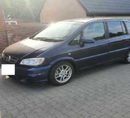 Opel Zafira A OPC wersja kolor granatowy, hak przeznaczony na części