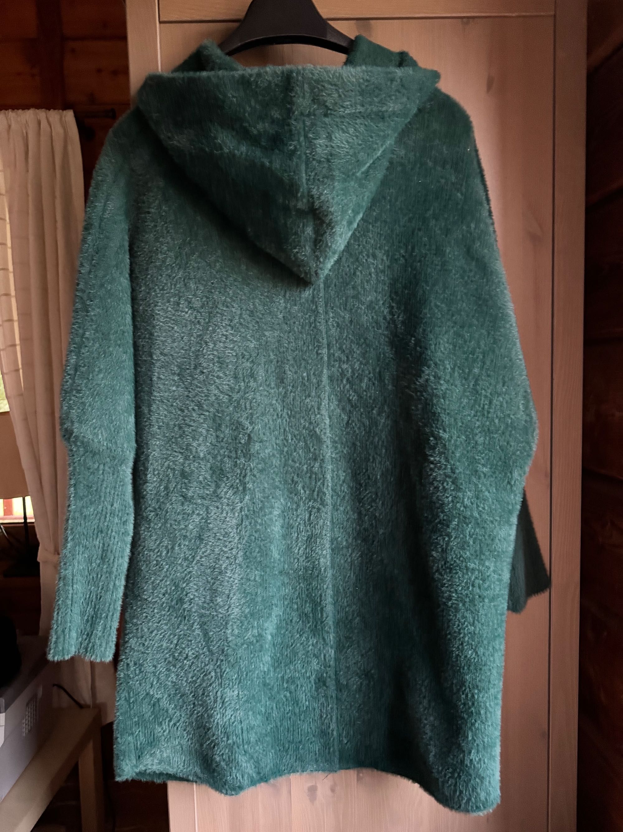 Piękna kurtka butelkowa zieleń -  Alpaka -XL nowa