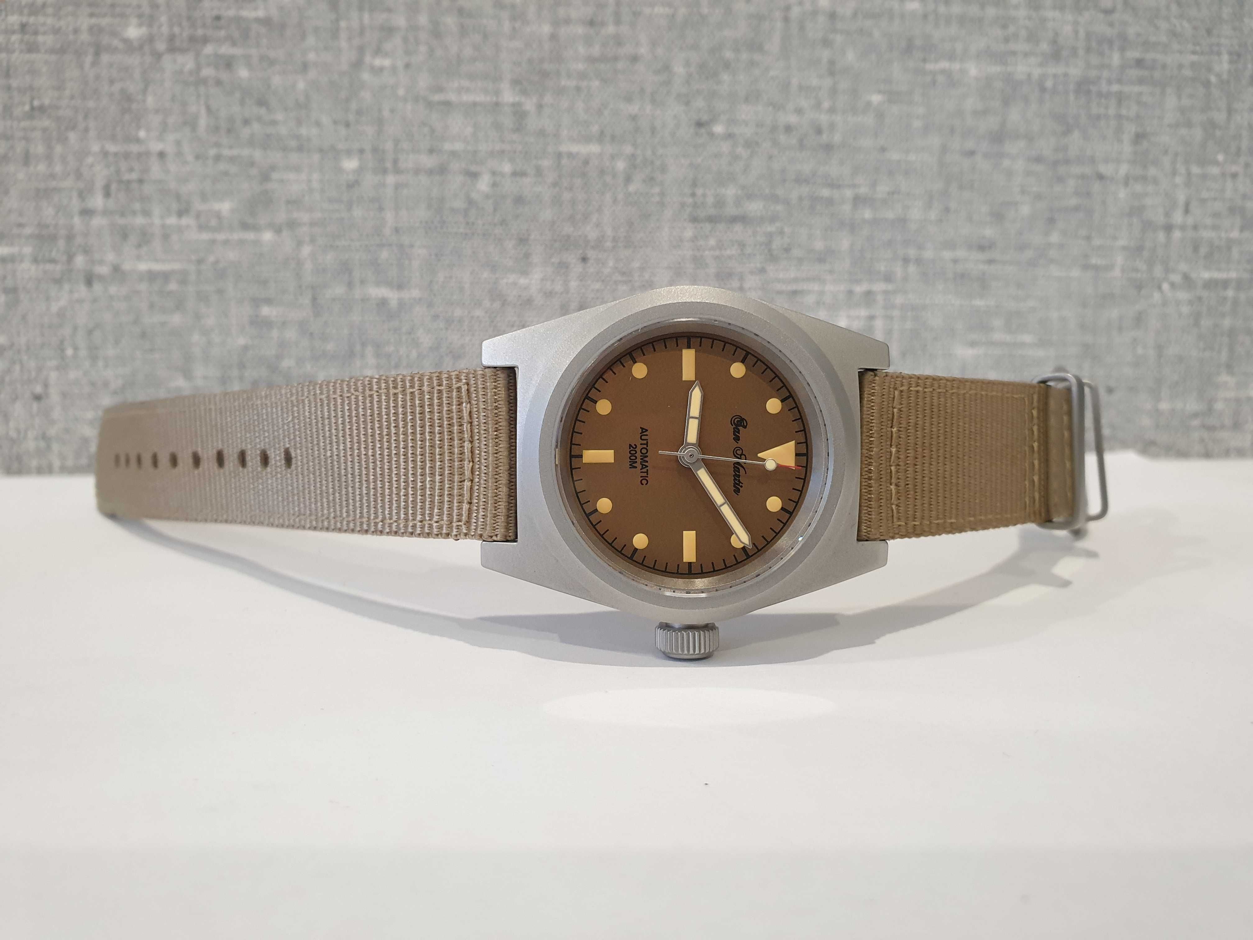 Чоловічий годинник часы San Martin Automatic NH36A 200m Sapphire Нові