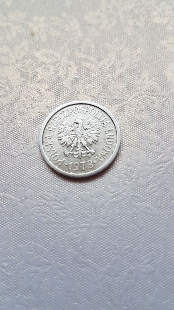 Moneta 10 groszy 1973 rok .