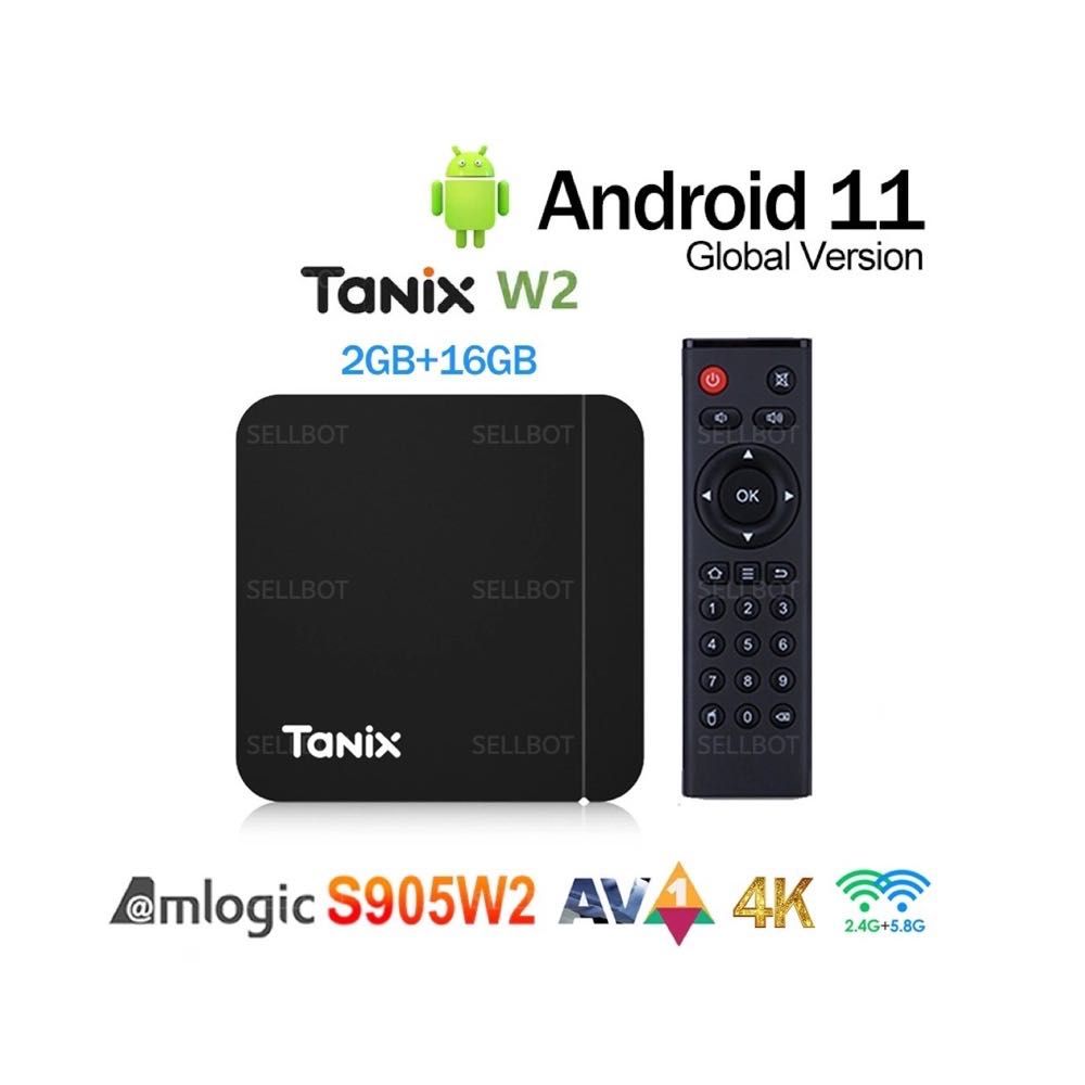 ⫸SmartTV Tanix W2 2/16 Android11 АндроидСмартТвПриставка X96Q X98 Mini