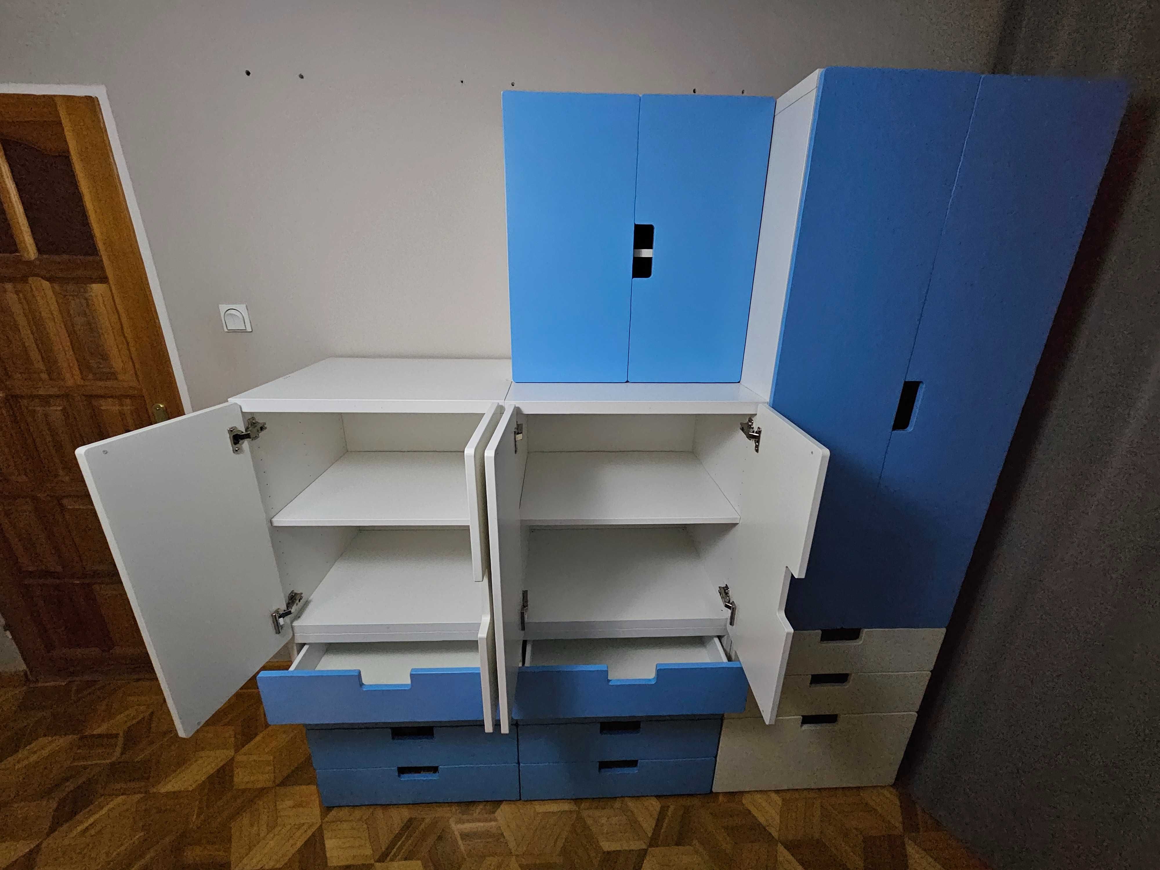 Szafa oraz szafki z półkami i szufladami, IKEA