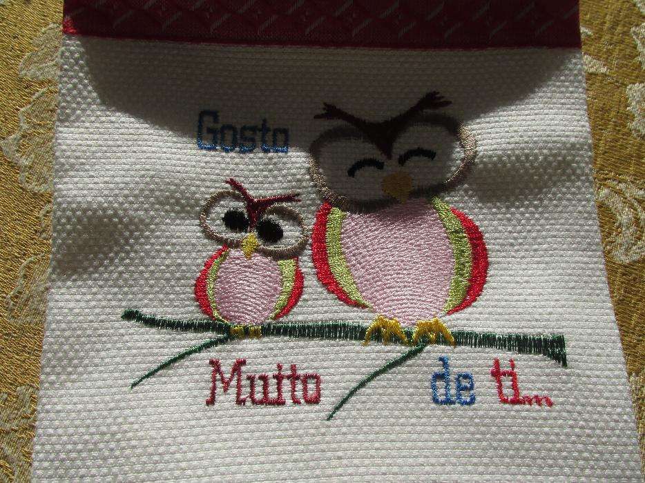 Pano decorativo Gosto muito de ti