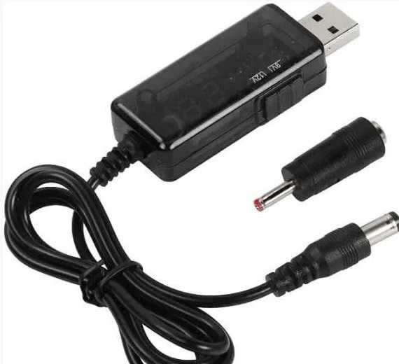 Кабель USB-DC5.5*2.1 9V-12V