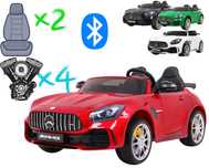 4x4 +Lakierowany +2osobowy AUTO na akumulator Mercedes-Benz GT R