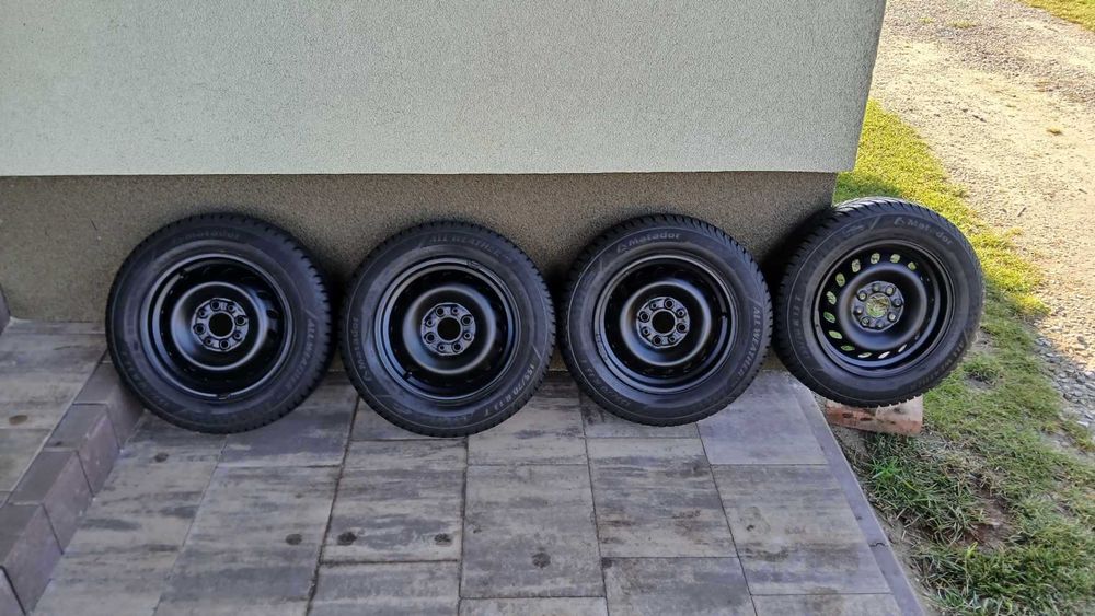 opony wielosezonowe i felgi 4 szt.155/70 r.13,panda,seicento,4x98,2023