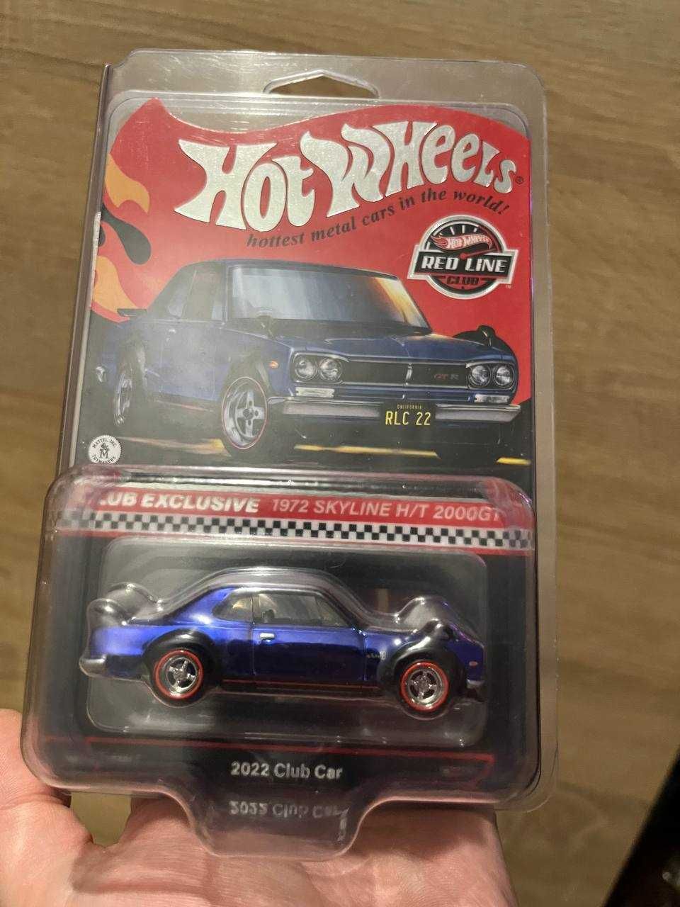 Hot Wheels RLC 2022 1972 Blue Skyline H/T 2000GT-R