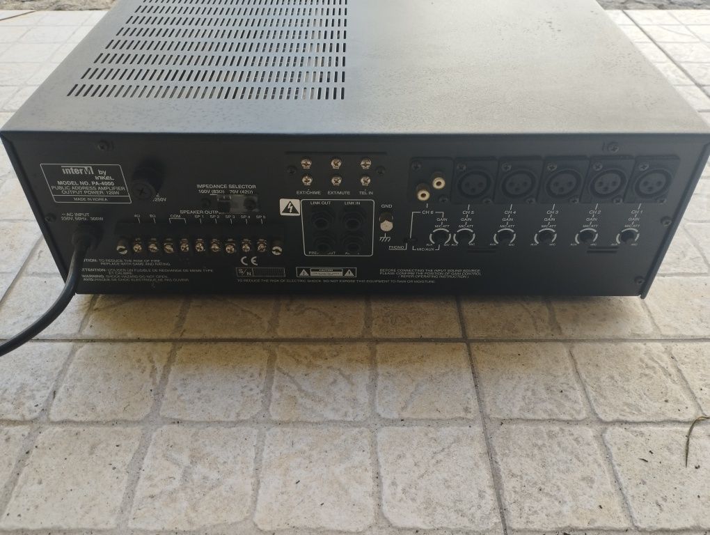 Amplificador Inter M PA4000 usado