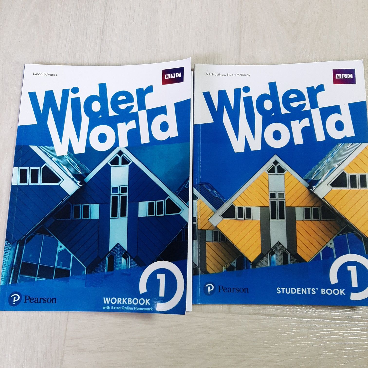 Wider World work book+studens book 1-4