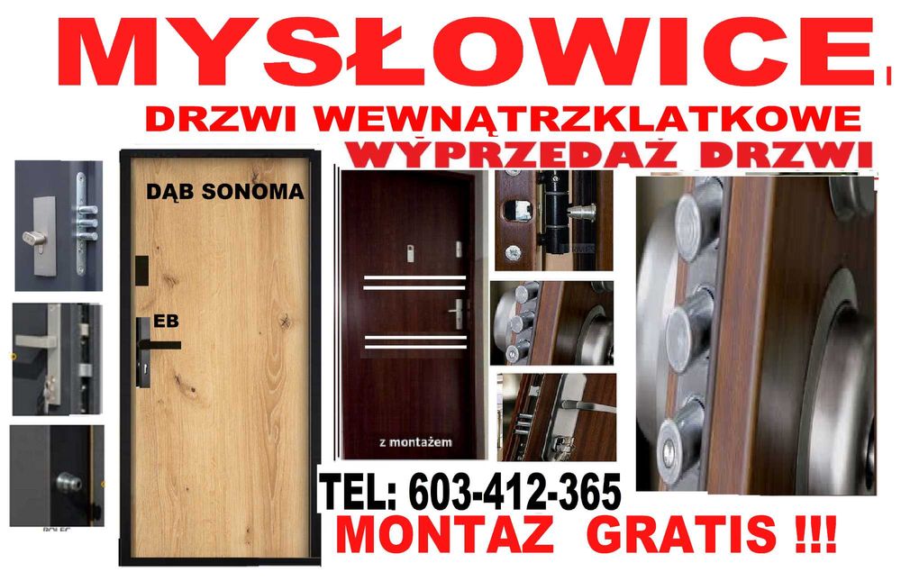 Drzwi ZEWNĘTRZNE z montażem WEJŚCIOWE ,antywłmaniowe akustyczne