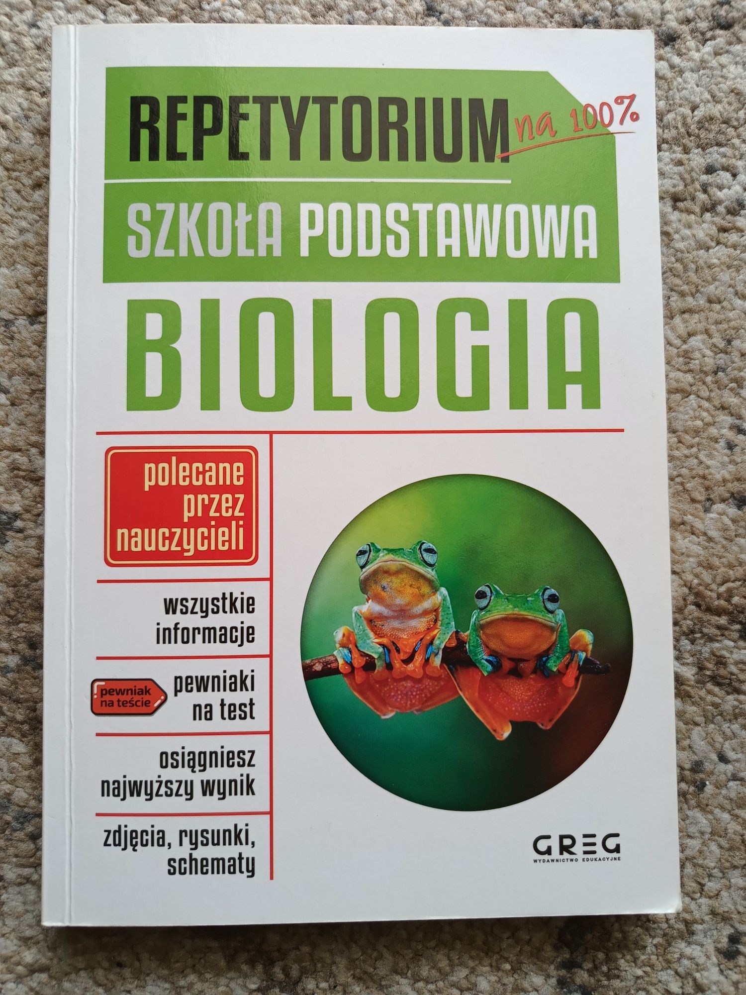 Repetytorium biologia szkoła podstawowa Greg