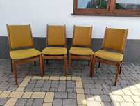 4 Krzesła typ 7534 FAMEG Radomsko do renowacji PRL vintage