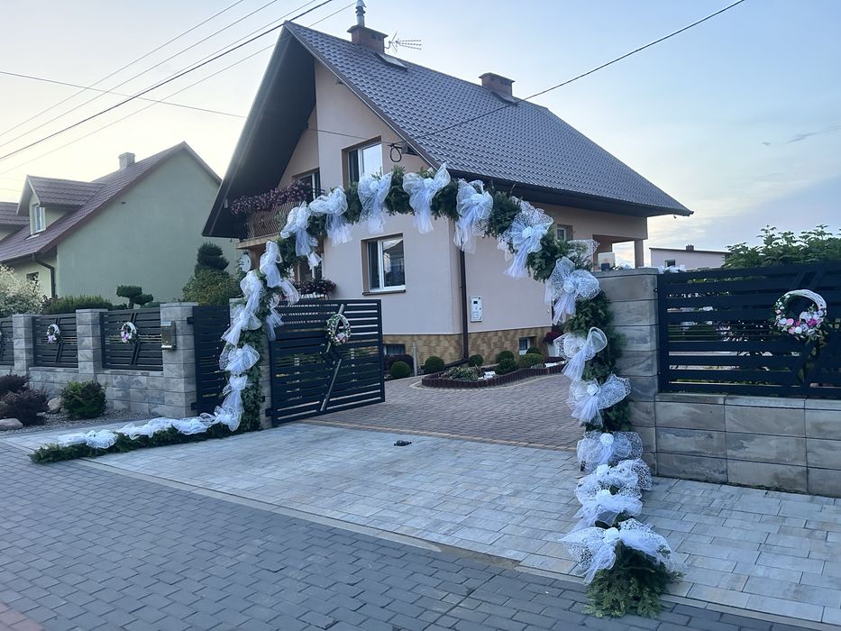 Kokardy z tiulu na slub