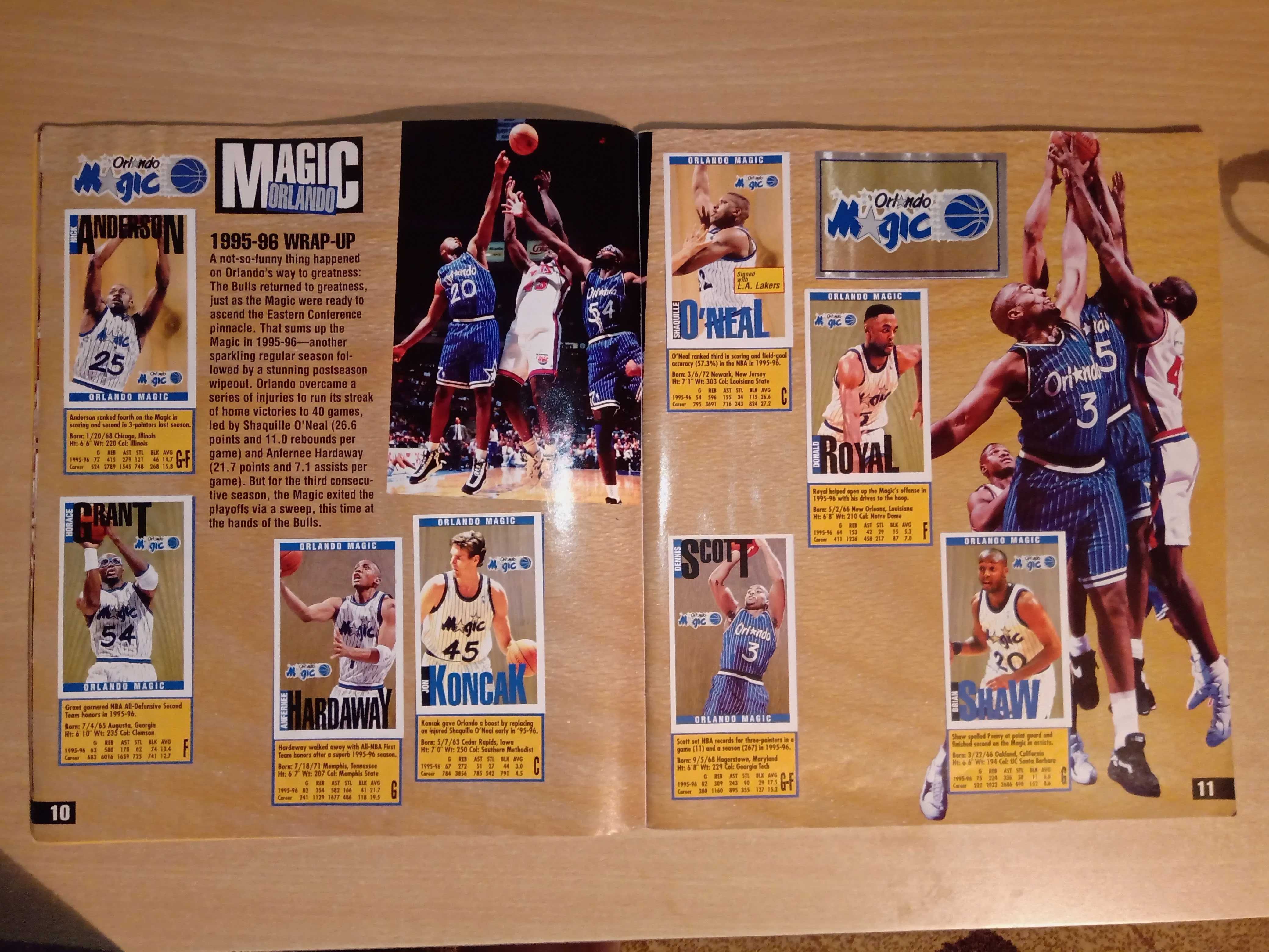 NBA Basketball 1996/1997 - album PANINI [naklejonych 260/288]