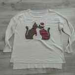 Damski sweter smietankowy L