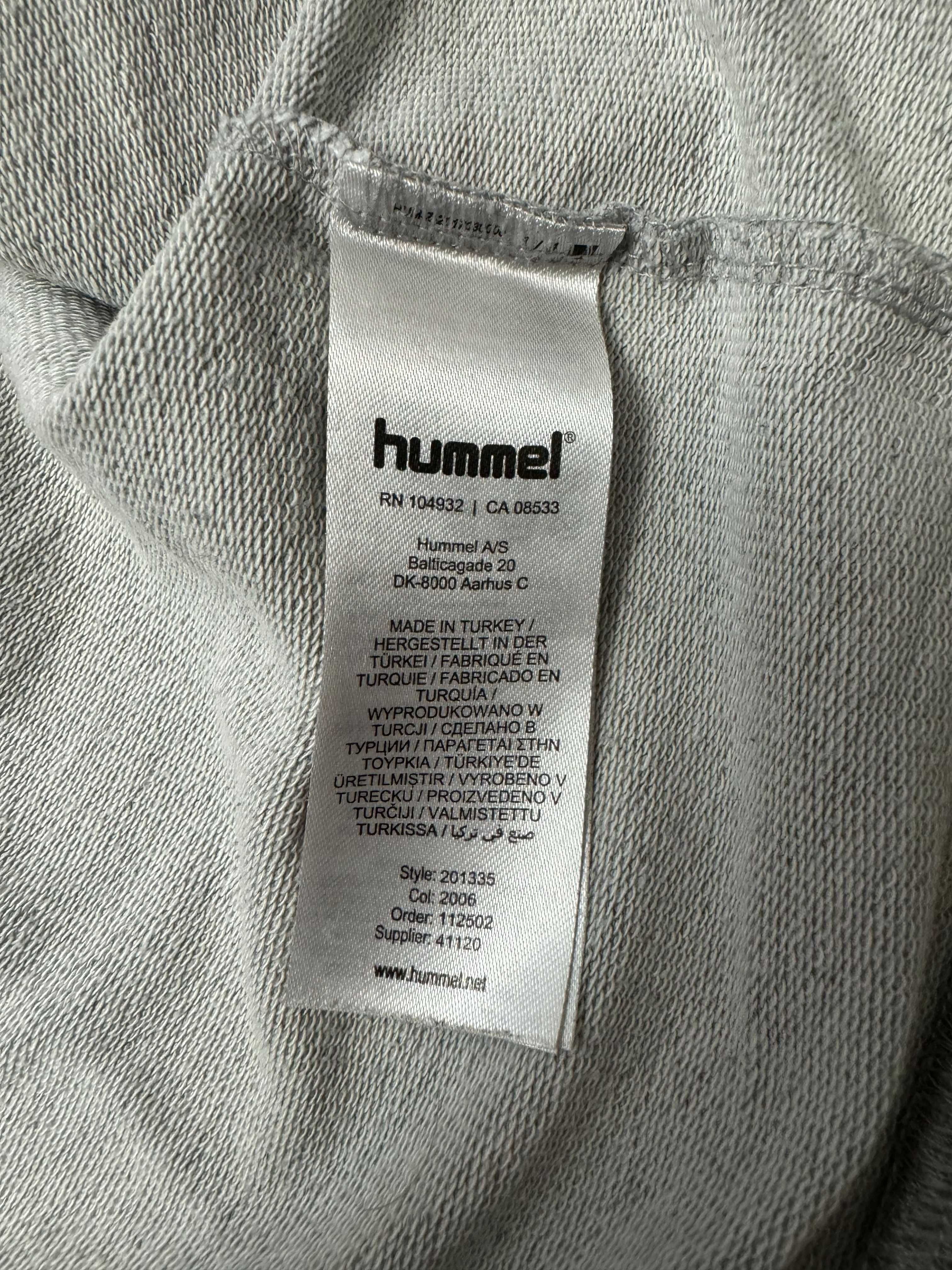 Bluza bawełniana szara rozpinana Hummel 152 cm