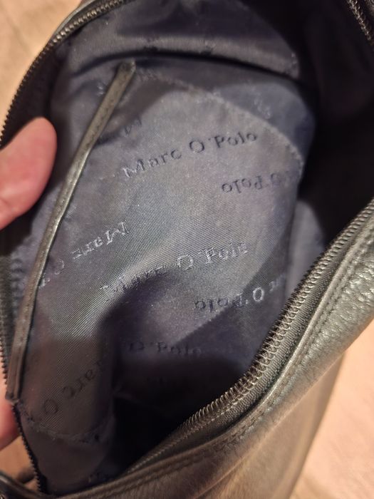 Torba skorzana czarna Marco o polo