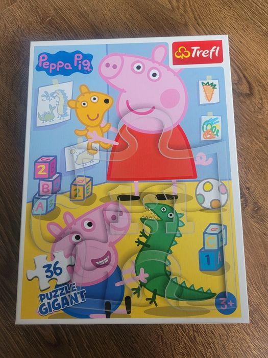 Puzzle Świnka Peppa gigant