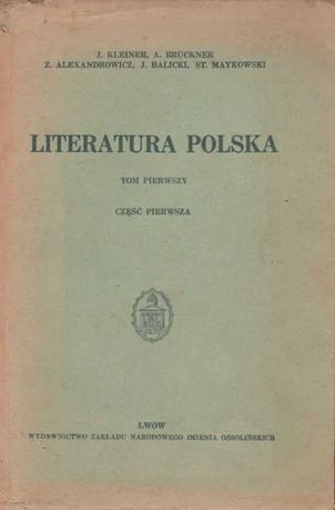 Literatura polska, t. I, Wyd. Lwów