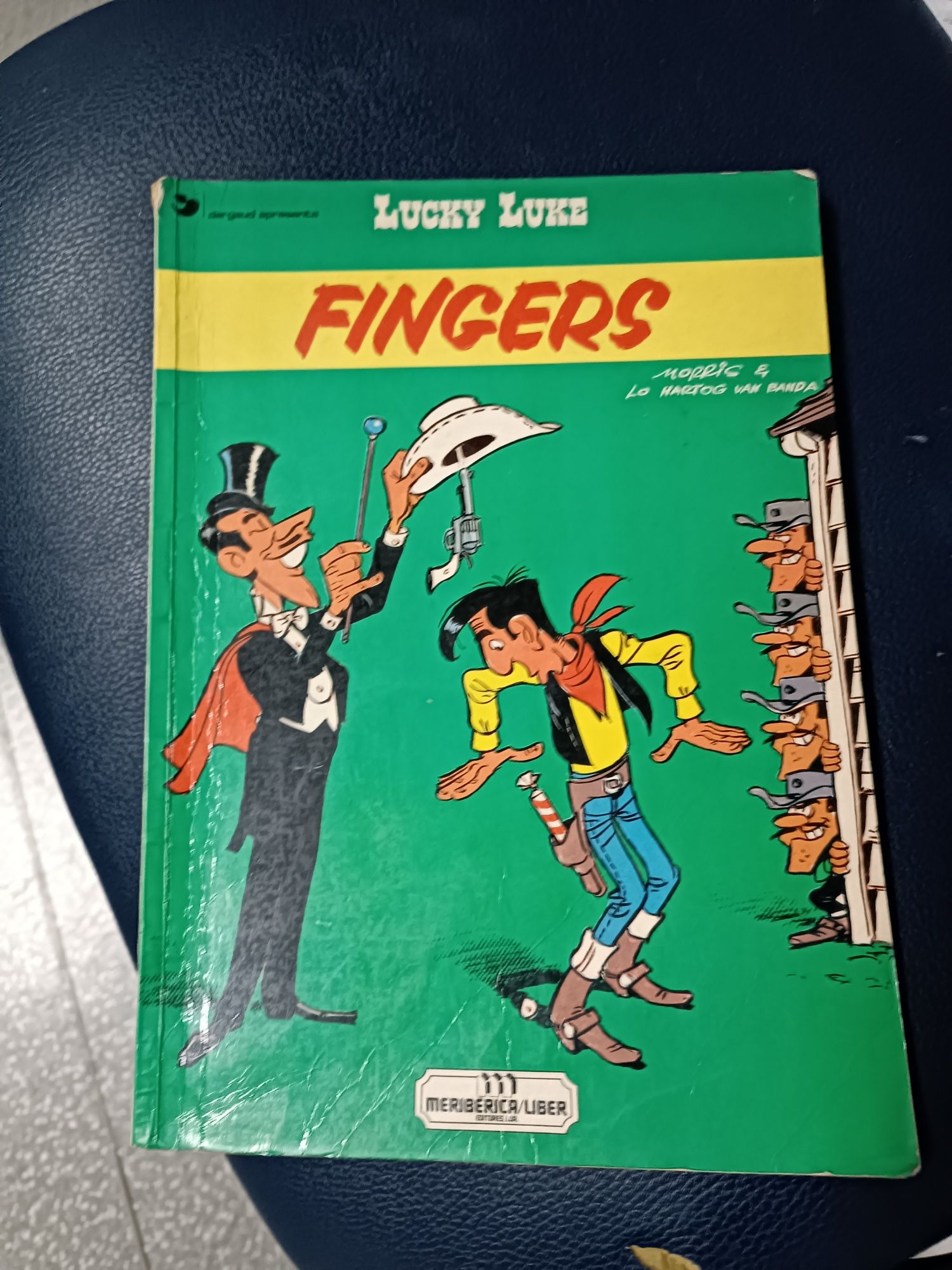 livro Lucky Luke Fingers