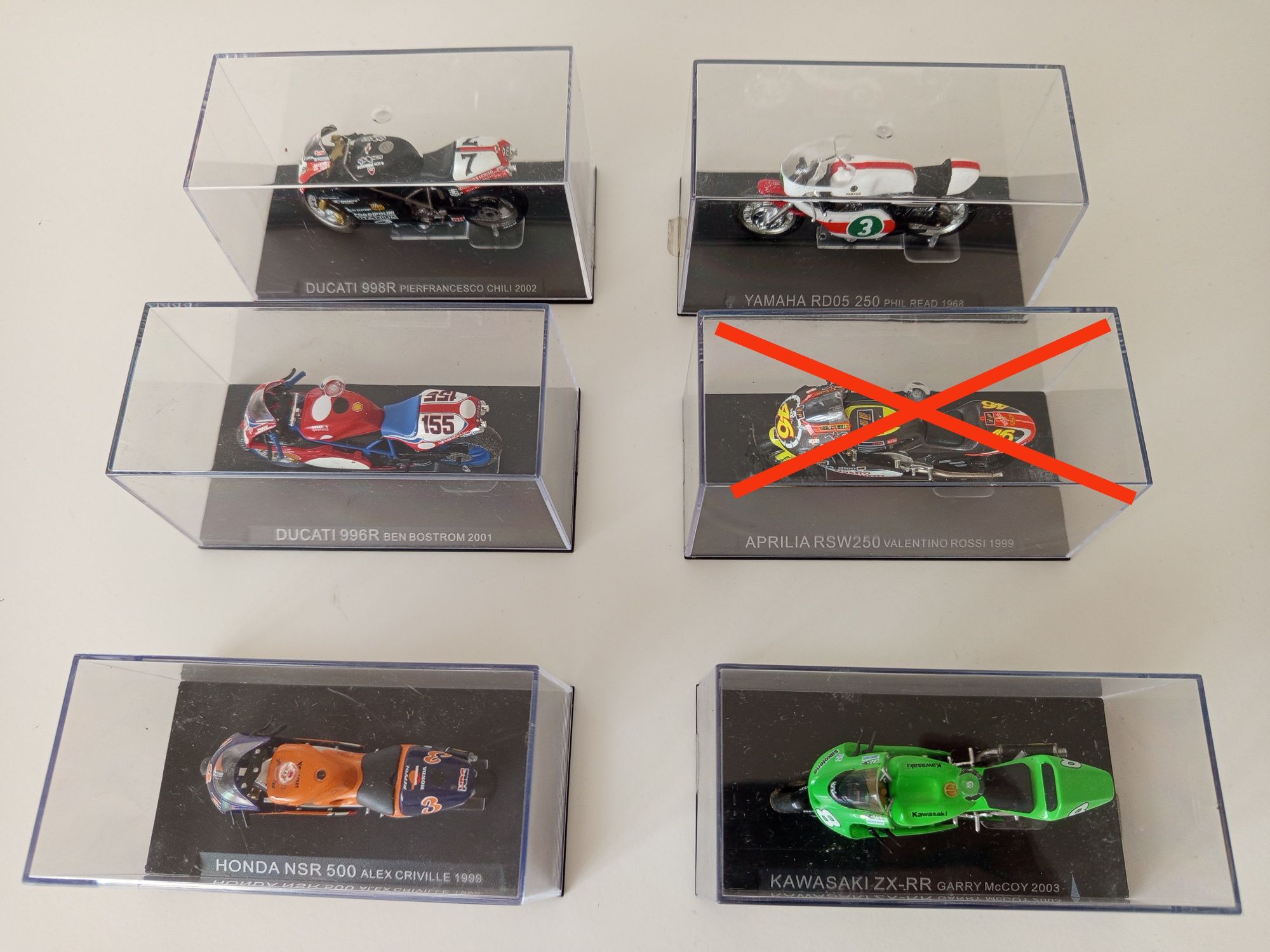 Coleção Miniaturas Motas MotoGp