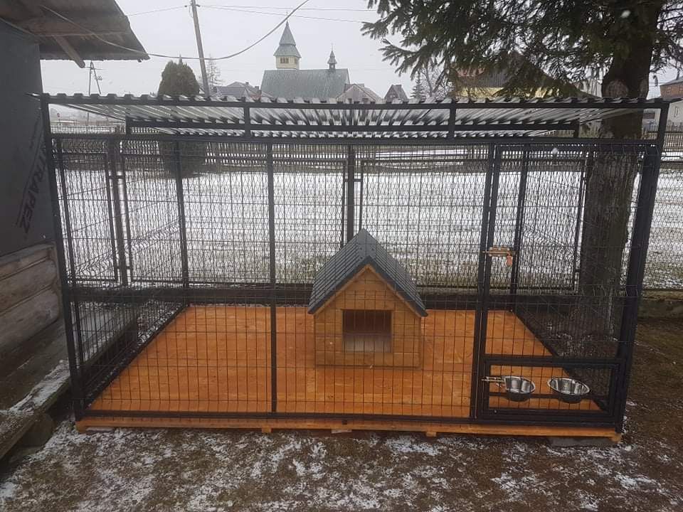Kojec dla psa 3x2m, panel3D.