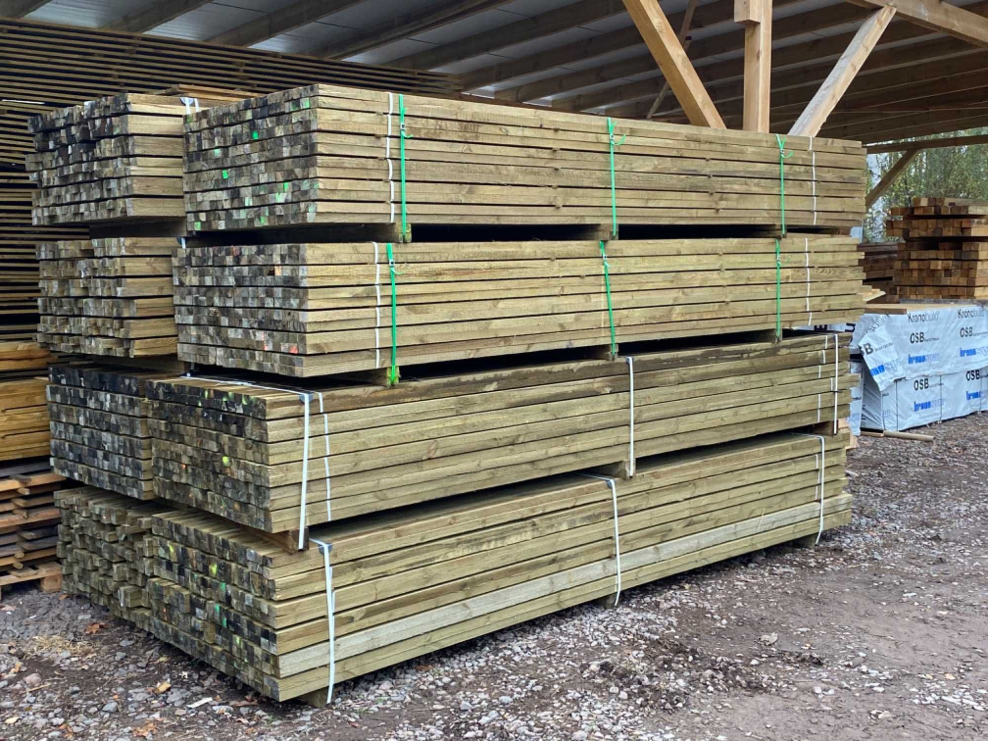 Łaty Dachowe Drewno budowlane Więźba