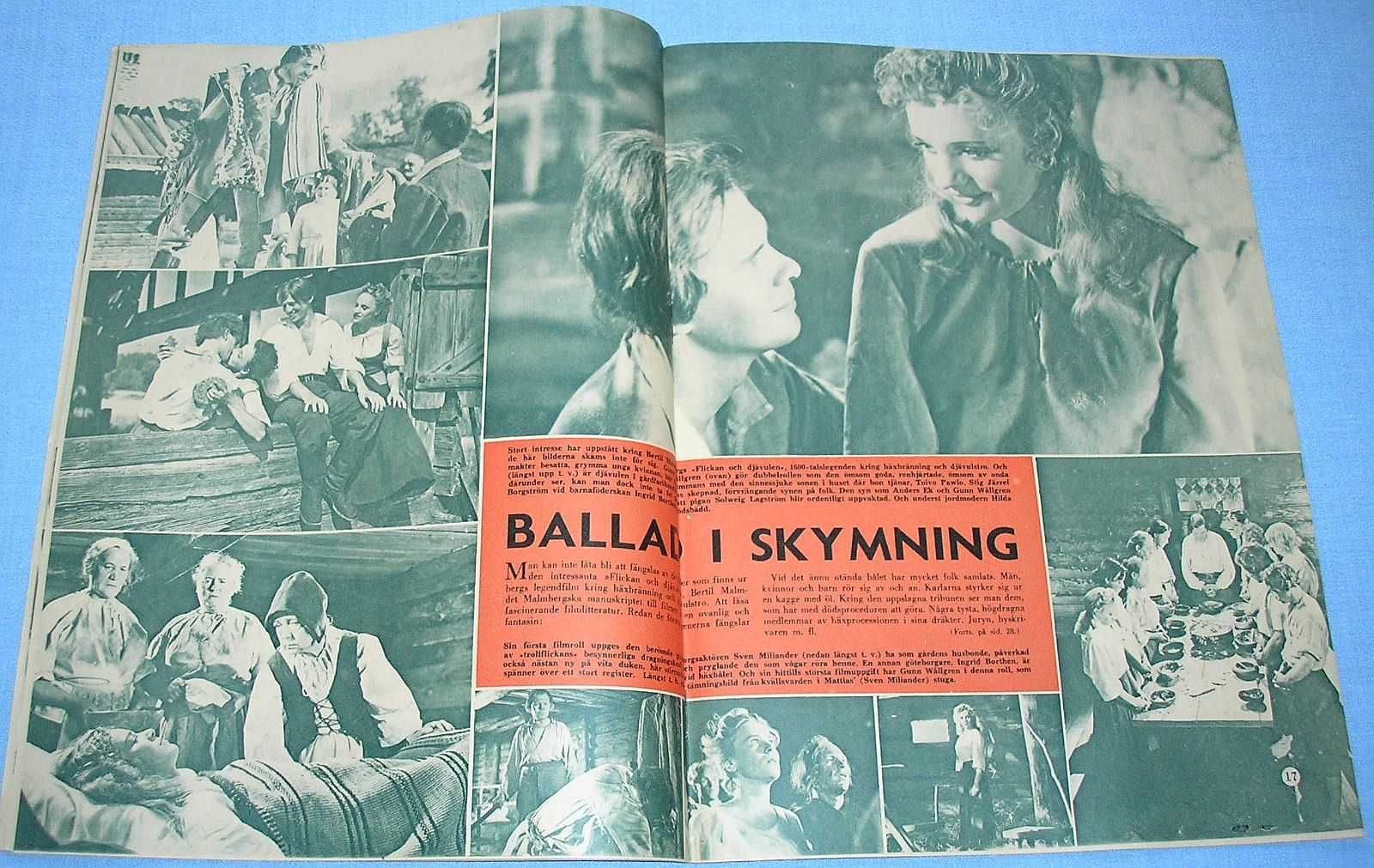 FilmJournalen nr 46 z 12 listopada 1944 r.  Sonja Wigert