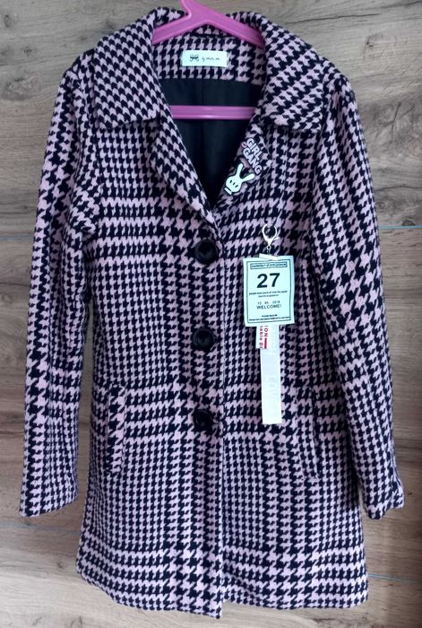 Płaszczyk MałaMi Mała Mi pepitka płaszcz