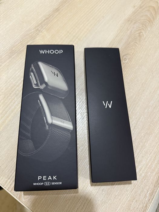 Фітнес-браслет WHOOP 5.0 Peak Obsidian SuperKnit 12-Month Membership