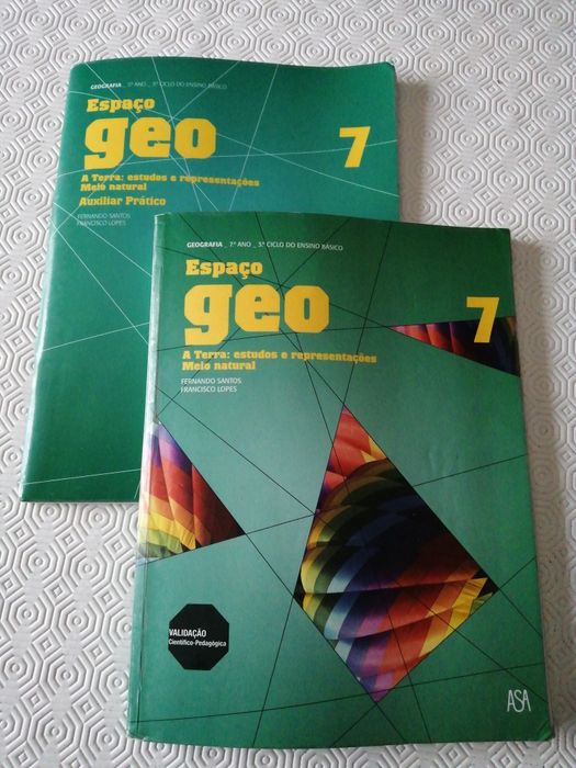 Manual e caderno atividades Geografia 7o ano