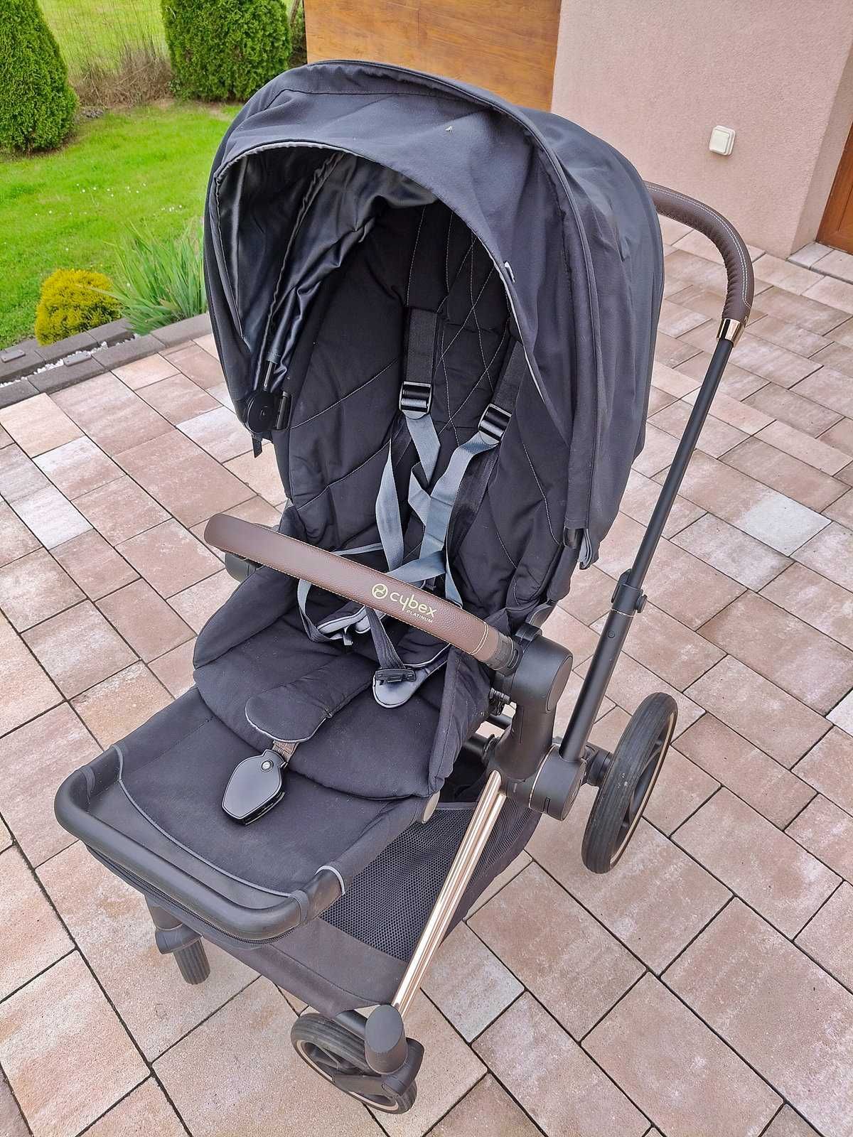 Cybex Priam  Spacerówka  Rose Gold ! Stan BDB !