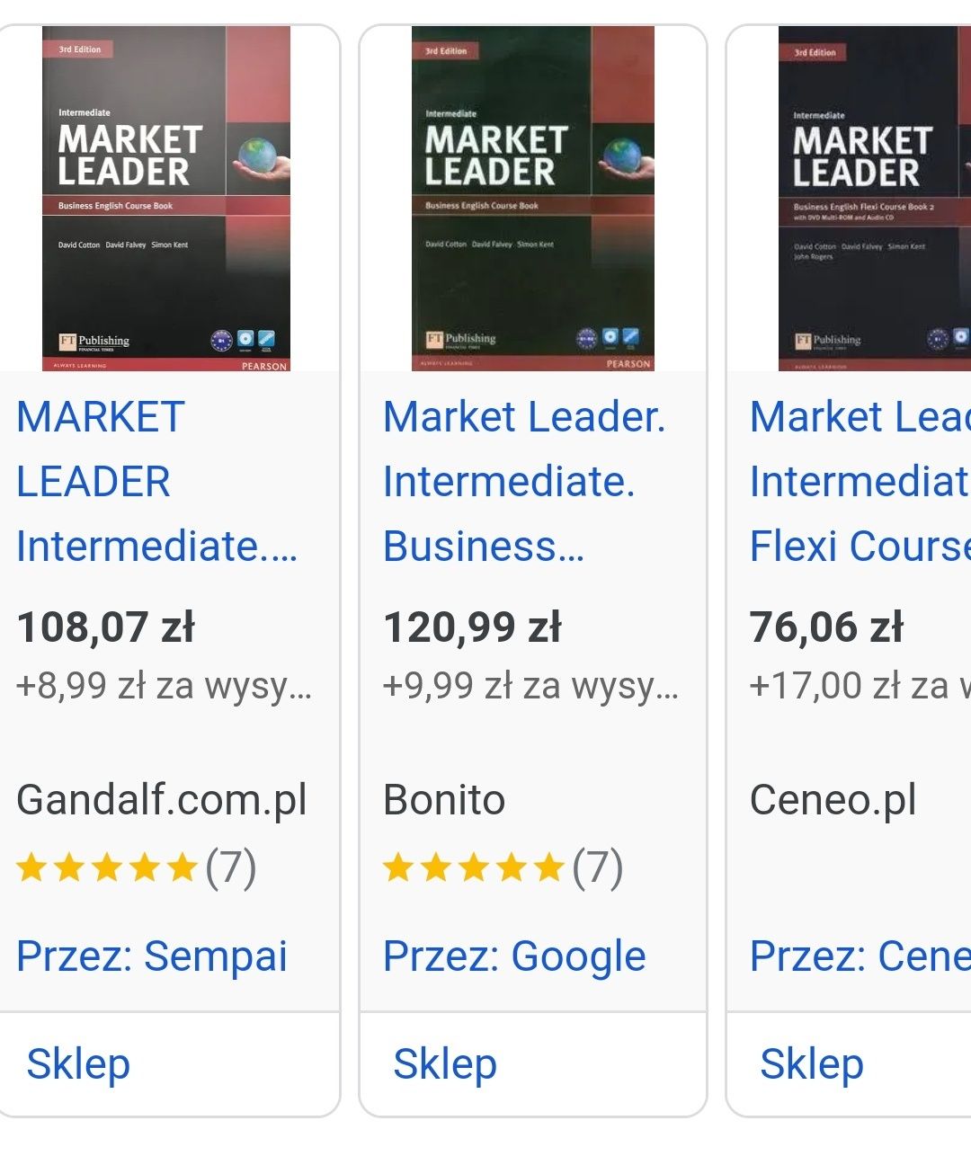 Market Leader Intermediate Business podręcznik angielski marketing