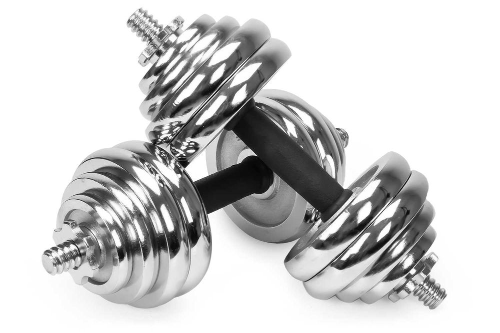 Hantle żeliwne 2x15kg WALIZKA regulowane chromowane zestaw 30kg SZ