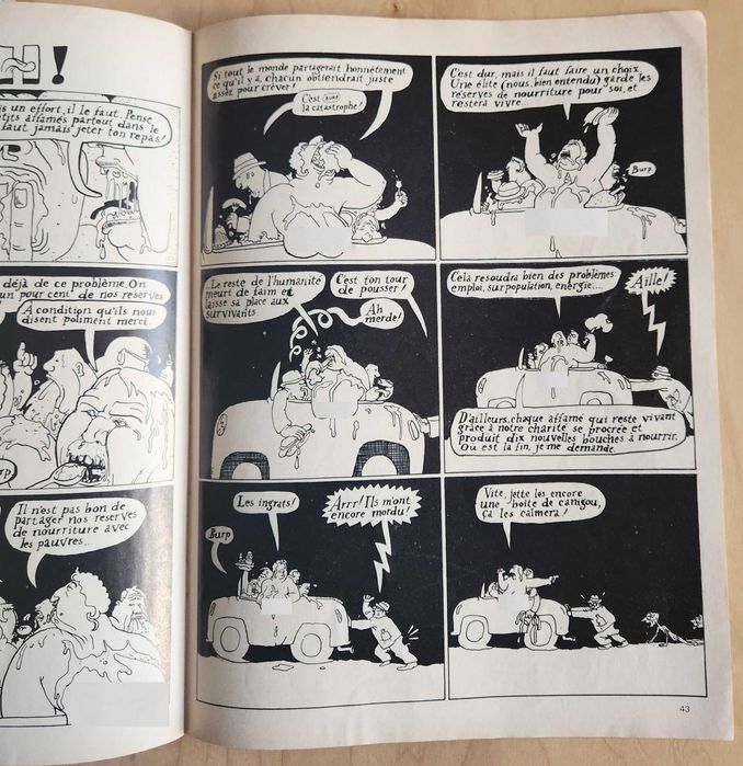 Hara Kiri: Journal Bête et Méchant nº 165 [Junho 1975] Gebé Reiser