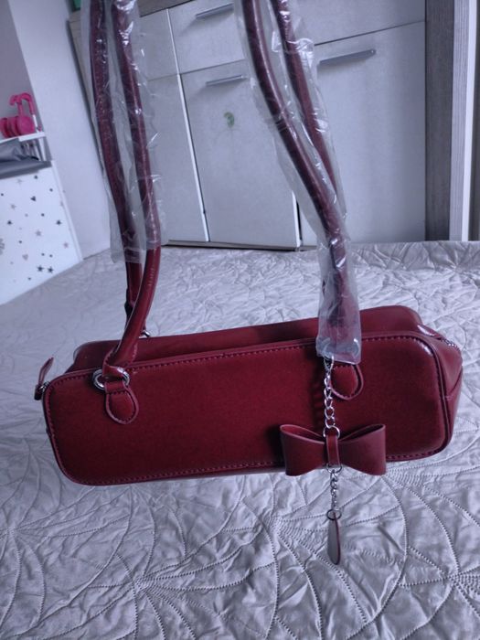 Torebka damska Fashion & Bags z wisiorkiem serduszko